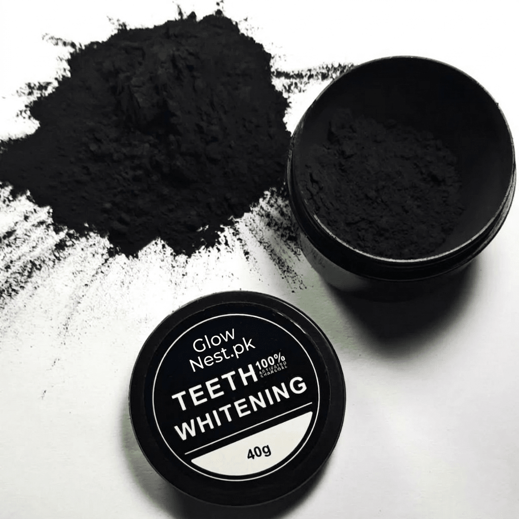 Activated Charcoal Teeth brightening Powder - GlowNestpk.com