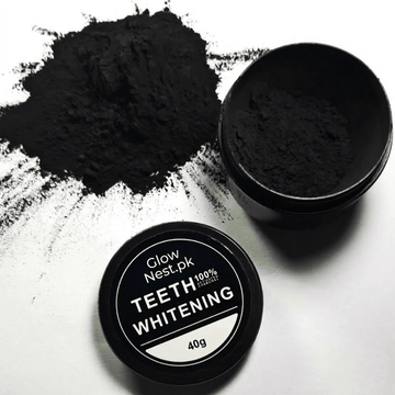 Activated Charcoal Teeth brightening Powder - GlowNestpk.com