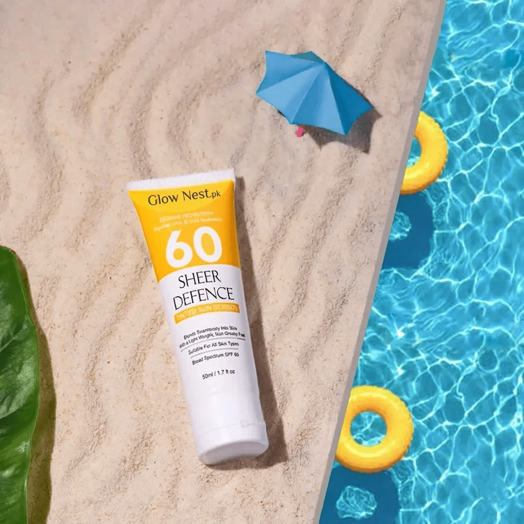 Sheer Defence Tinted Sun Screen - 60 SPF - GlowNestpk.com