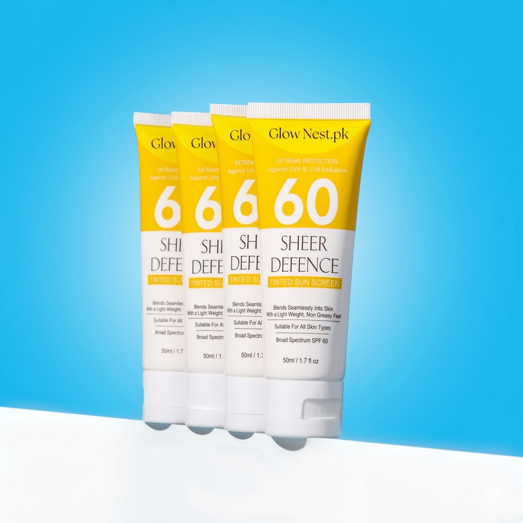 Sheer Defence Tinted Sun Screen - 60 SPF - GlowNestpk.com