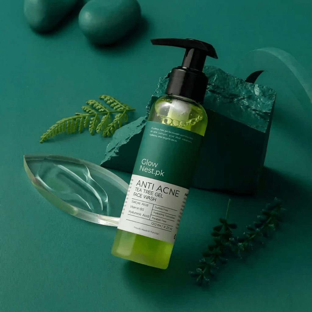 Tea Tree Anti Acne Gel Face wash - GlowNestpk.com