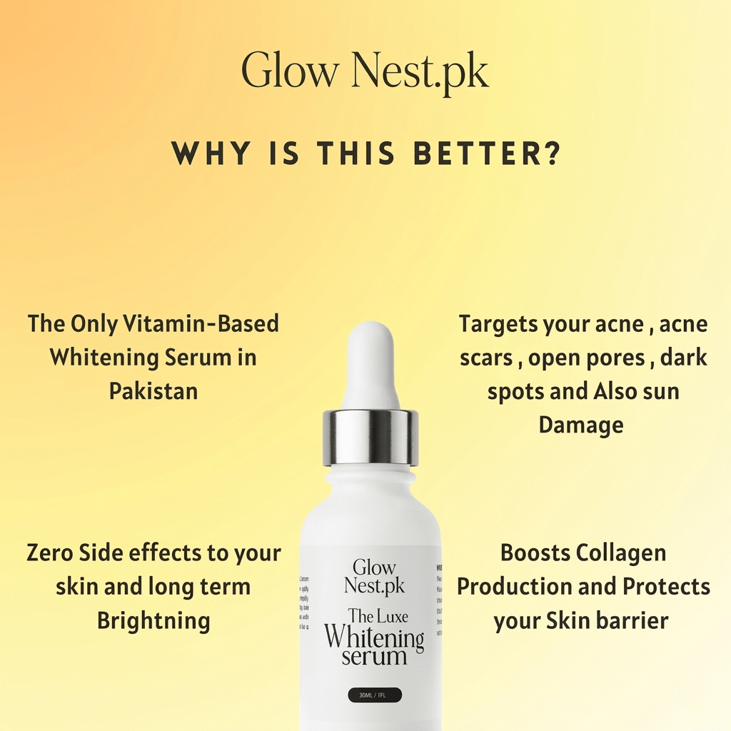 The Luxe Whitening Serum - GlowNestpk.com